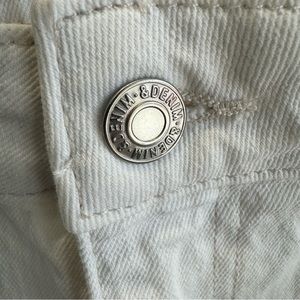 H&M White Vintage HIgh Waisted Pants Size 42